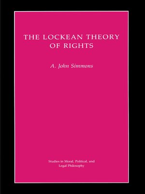 cover image of The Lockean Theory of Rights